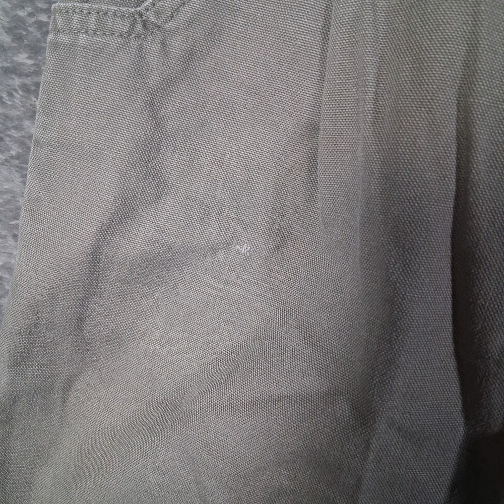 VTG Made In USA Women's LL Bean Khaki Shorts Size 16 Canvas High-Rise Inseam 8" - Picture 2 of 8